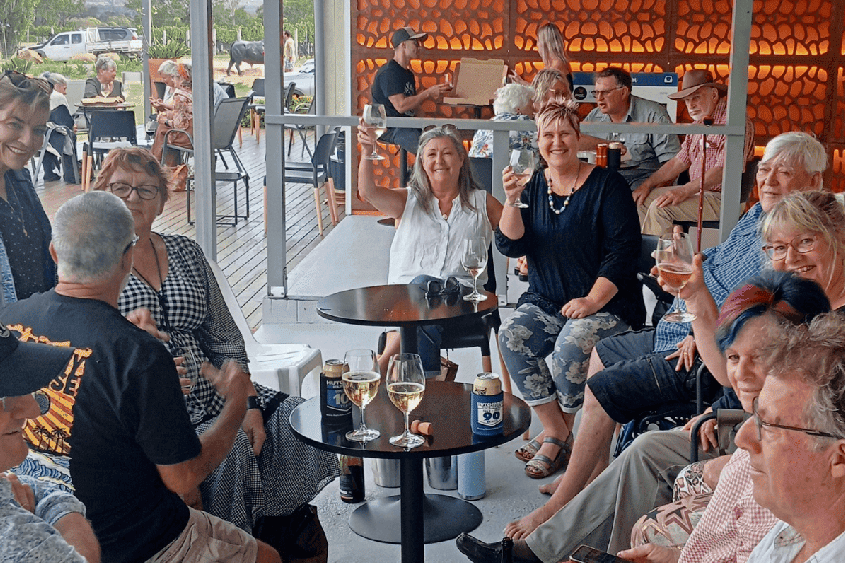 RIDGEMILL ESTATE Friday Night Soiree Group Of Friends