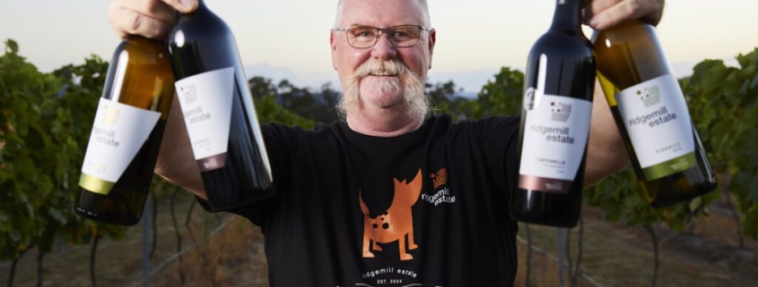 RIDGEMILL ESTATE Stanthope Wine Maker Peter McGlashan
